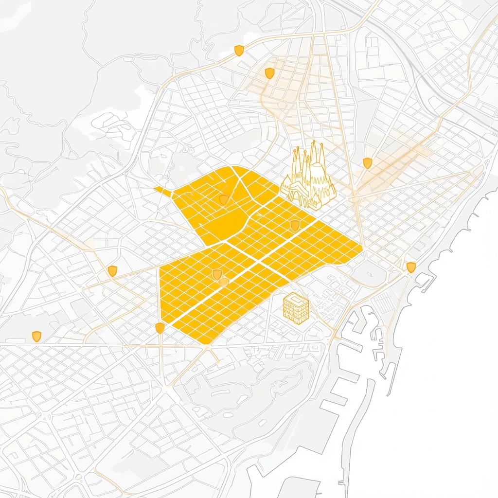 Mapa Cobertura Empresas Barcelona